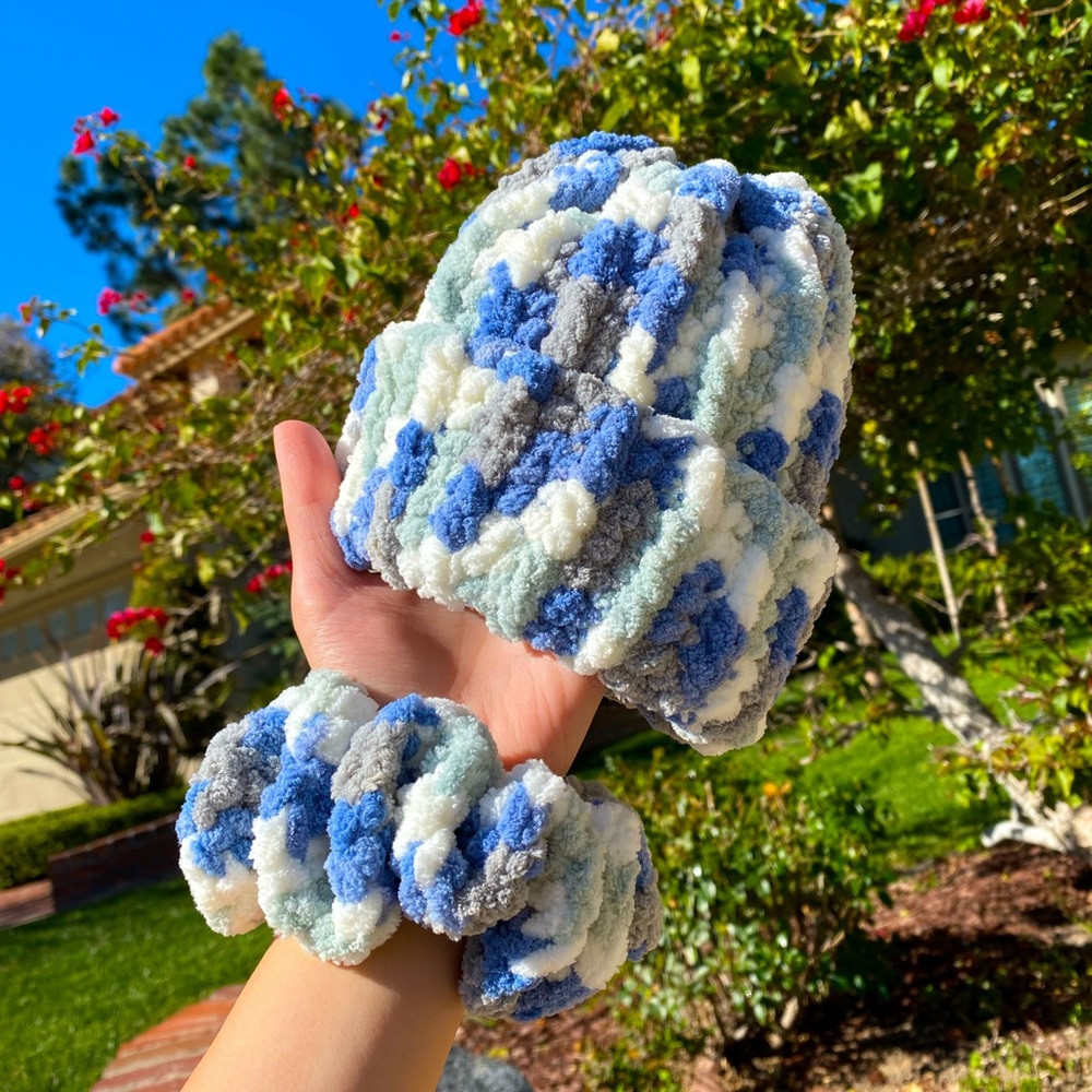 Baby Beanie + Mama Scrunchie